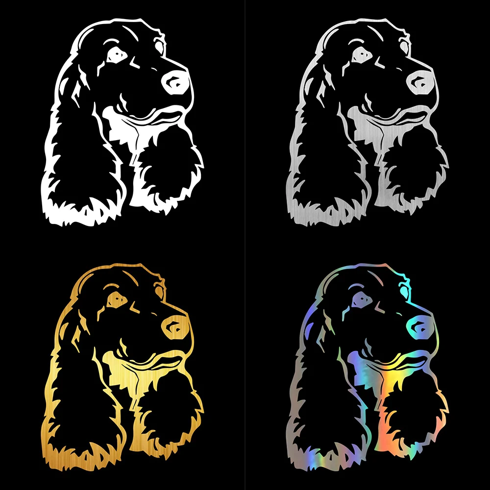 Стикер для автомобиля Стайлинг кокер спаниель собака автомобильный бампер