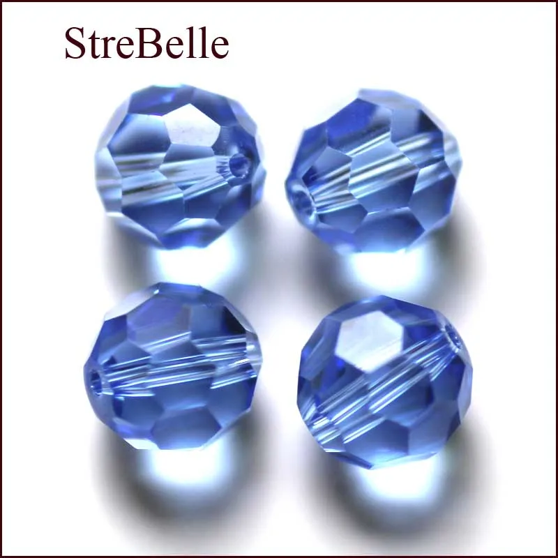 Factory Direct Wholesale 100pcs/Bag AAA2 32Fa Round Crystal Glass Bead 10MM Loose Beads AAA Grade for Jewelry Making 30 Colors | Украшения
