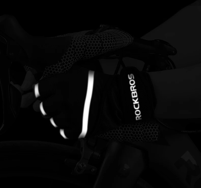 ROCKBORS Gym Anti-Slip Weight Lifting Fitness Gloves Half Finger Fitness Sports Protective Gloves Body Building Male Hand Mitten