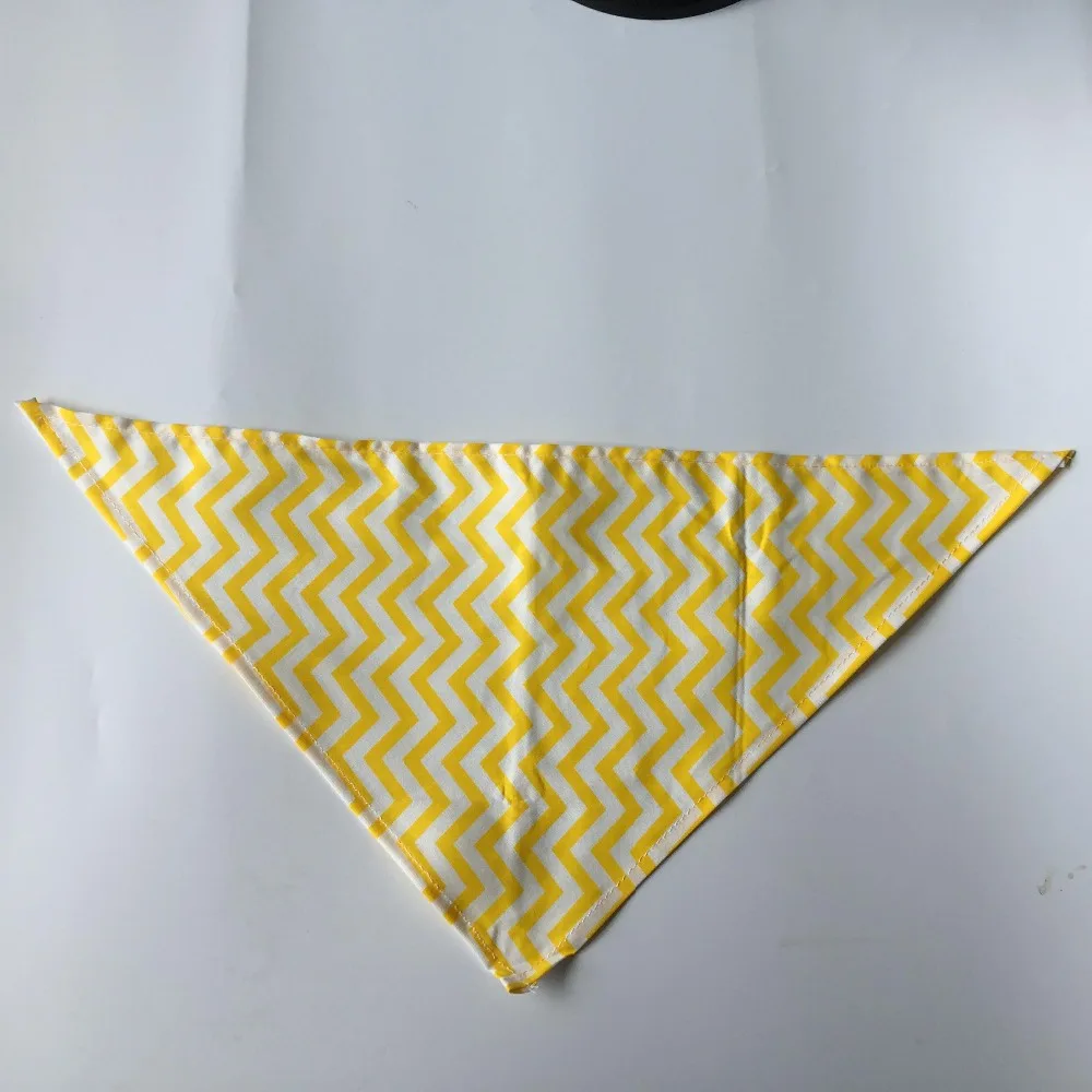 120 шт./лот волнистые хлопковые банданы для собак щенков кошек ошейник шарф