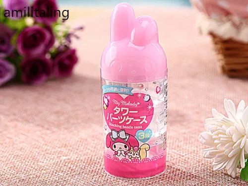 Чехол для макияжа Hello Kitty дорожный ухода за кожей лосьона пустой с 3 интервалами