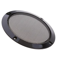 1 pcs 3 black audio speaker cover decorative circle metal mesh grille diy speaker grille car speaker circle accessory