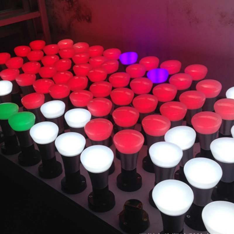 LumiParty 10 Вт 900LM E27 LED RGBW лампа с 21 кнопки инфракрасный пульт дистанционного