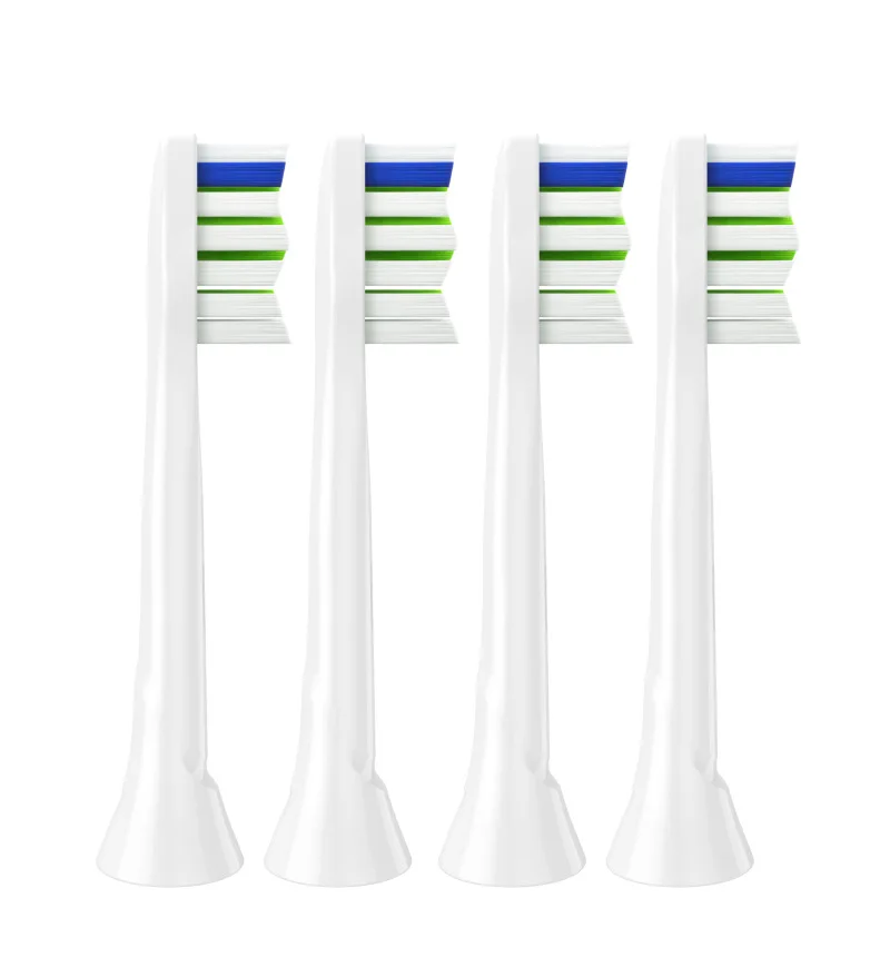4 шт./лот Съемные насадки для зубной щетки для Philips Sonicare ProResults HX6013/66 HX6930 HX9340 HX6950 HX6710 HX9140 HX6530