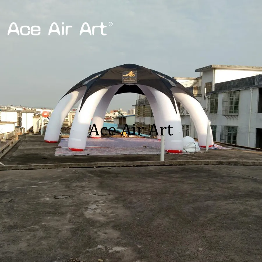 Лидер продаж надувная купольная палатка с структурой паука на Хэллоуин