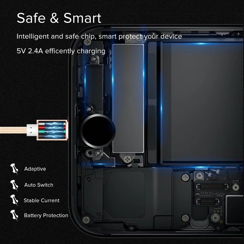 Кабель EECPT USB Type C для Samsung S9 S8 кабель быстрой зарядки и передачи данных зарядного