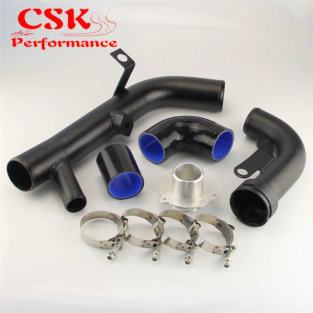 Turbo Discharge Pipe /Conversion Fits For VW R20 Golf /Scirocco R/2006 AUDI TTS FSI BLACK / RED /BLUE |