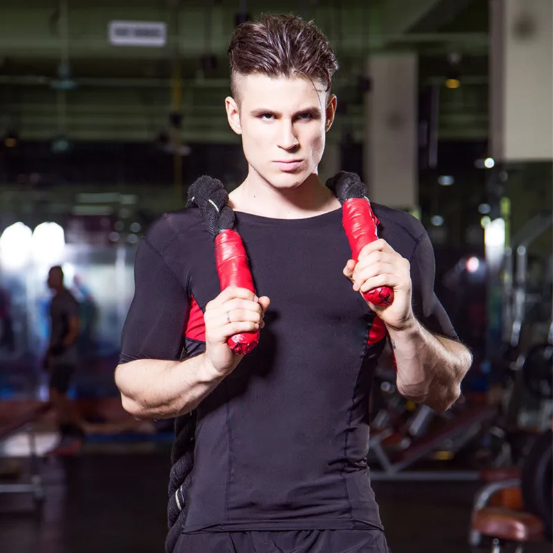 Copiro высокие эластичные Футболки для женщин Бег сжатый Фитнес Топ быстросохнущая