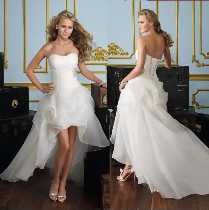 Vestido de festa Свадебные платья без бретелек белое простое свадебное платье церковное