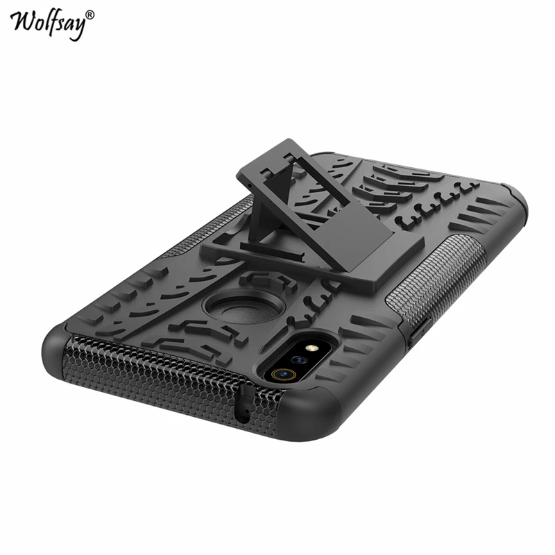 rubber hard defender armor case for oppo realme 3 pro case oppo realme 3 pro q x c2 5 pro reno 2 cover oppo realme 5 pro case free global shipping