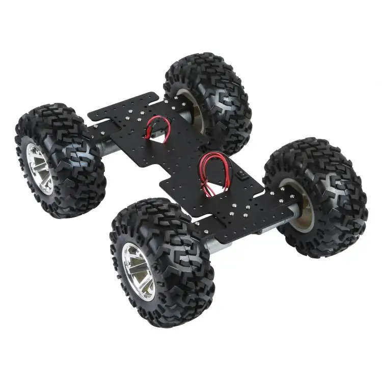 Умный автомобильный корпус 4WD Cross кантри/25 мотор с датчиком холла и колесами