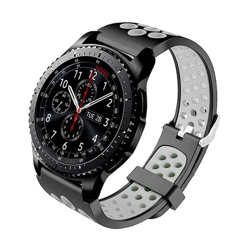 4 20 мм 22 мм силиконовый ремешок для часов samsung galaxy watch 46 мм 42 мм gear s3 frontier классические умные часы active 2 ремешок аксессуары - Цвет ремешка: 4