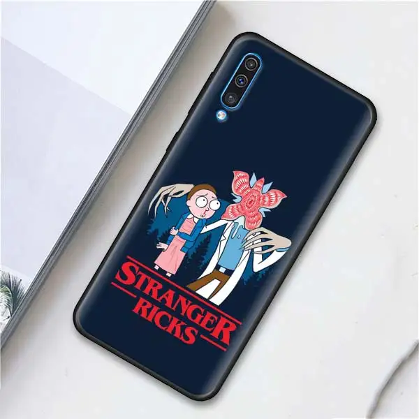 008 Очень странные дела силиконовый чехол для samsung Galaxy A50 A70 A10 A20 A30 A40 A6 A7 A8 плюс A9 M30 M20 черный чехол Крышка - Цвет: 008
