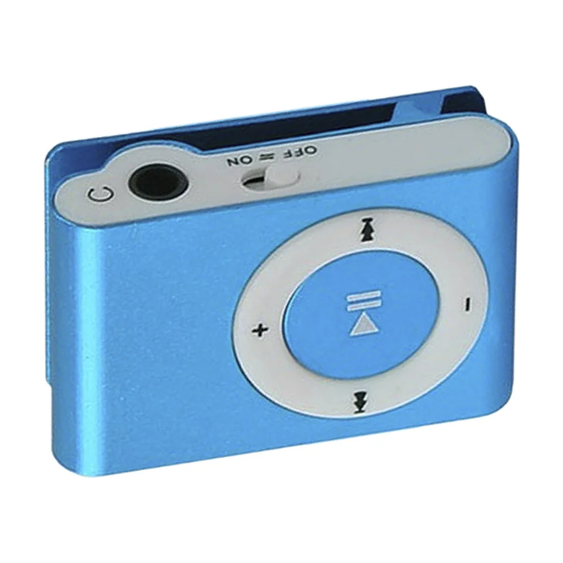 Blue Портативный MP3 плеер, мини MP3-плеер с зажимом, водонепроницаемый спортивный MP3 музыкальный плеер Walkman Lettore Mp3 с разъемом TF, приятный звук - Цвет: Blue