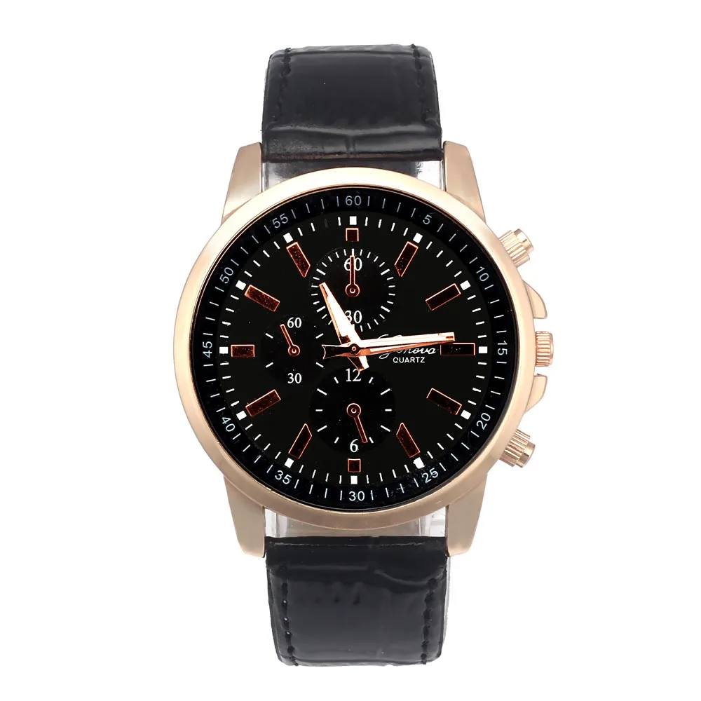 Модные часы GENEVA женские из искусственной кожи аналоговые Montre Femme Кварцевые спортивные часы ручные часы Reloj Mujer horloges mannen# PLPY - Цвет: 4