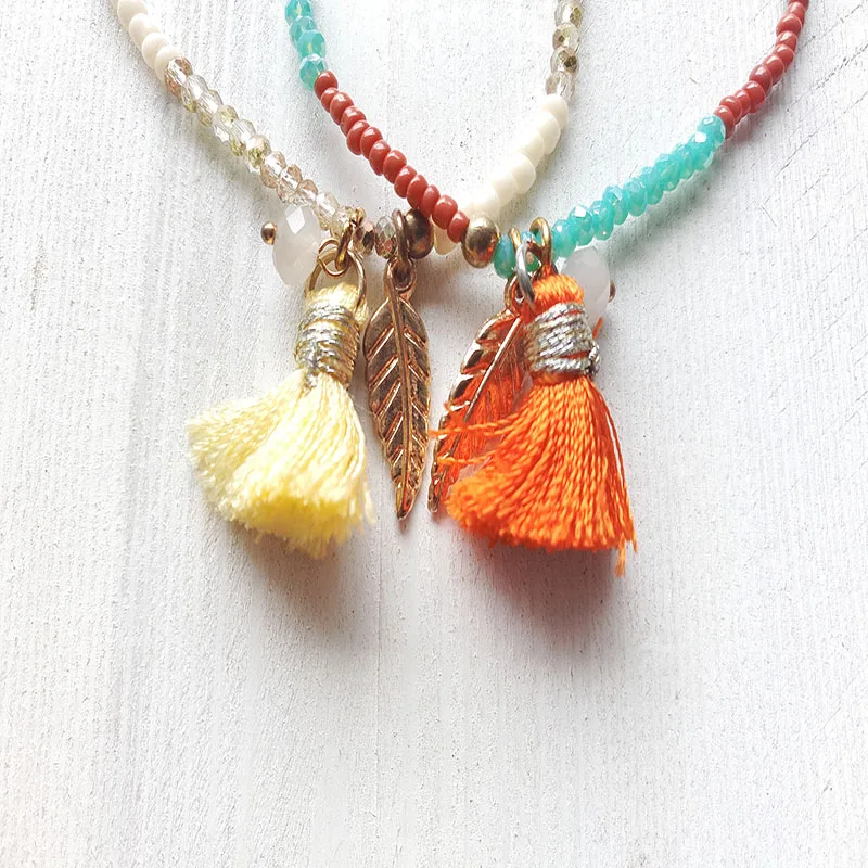 Dongmu модные ювелирные изделия Многослойные Хрустальные керамические бусины в