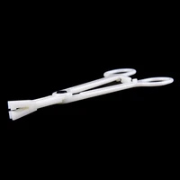25pc body ear nose tongue piercing forcep plier clamp body disposable anti allergic lip navel round piercing open tool