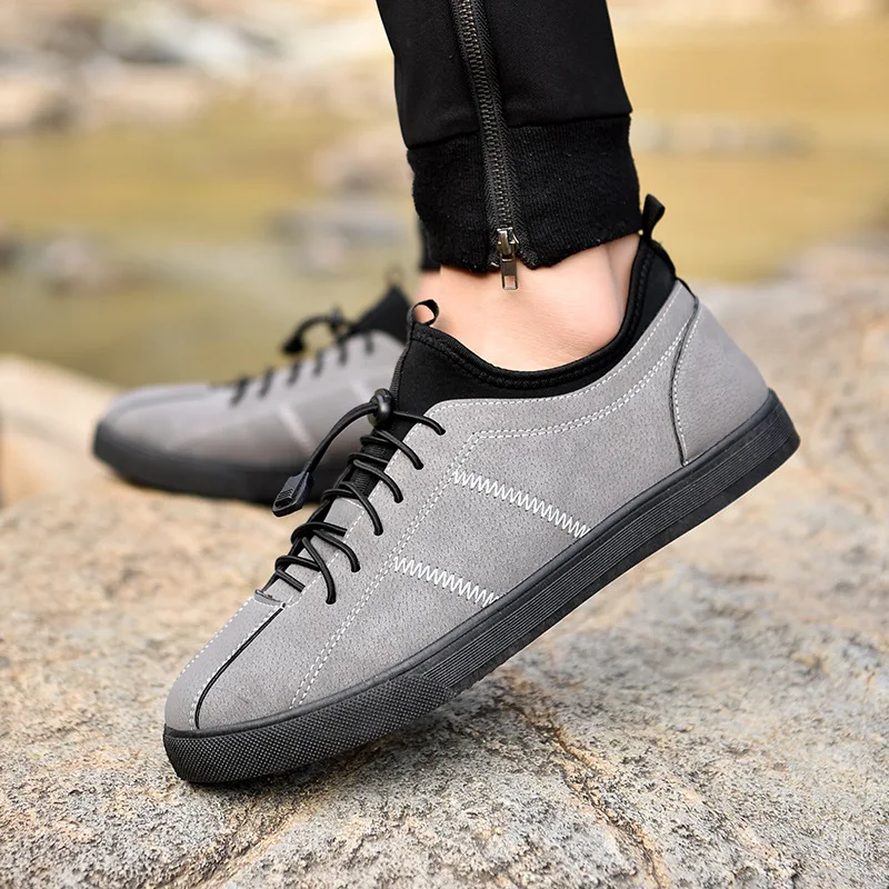 Модная мужская парусиновая обувь Летняя Повседневная джинсовая мужские