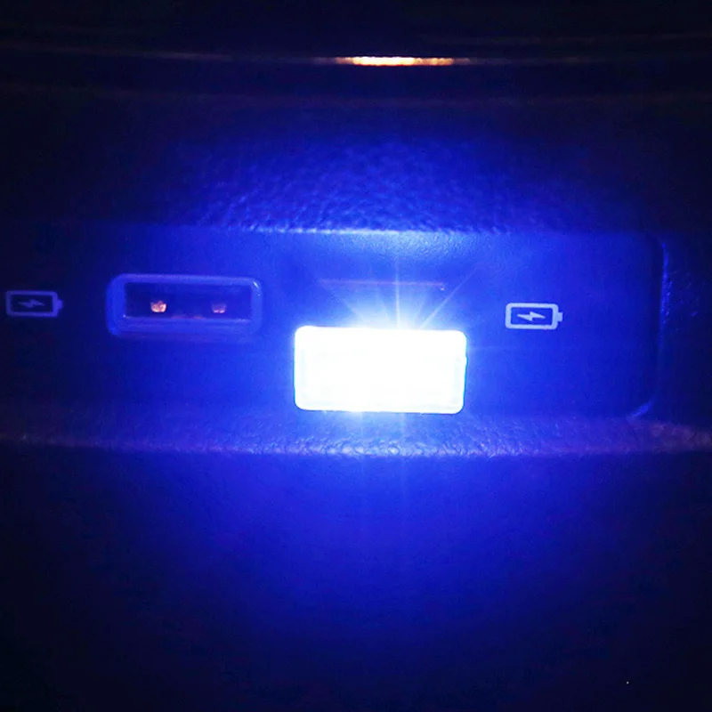 USB мини светодиодный ночник для салона автомобиля Нижняя лампа Citroen C-Quatre C-Triomphe