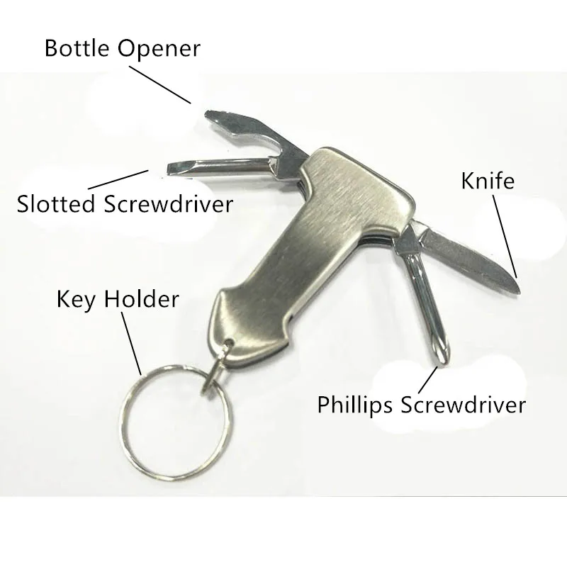 Bycobecy DIY EDC держатель для ключей кошельки мужчин многофункциональный карман