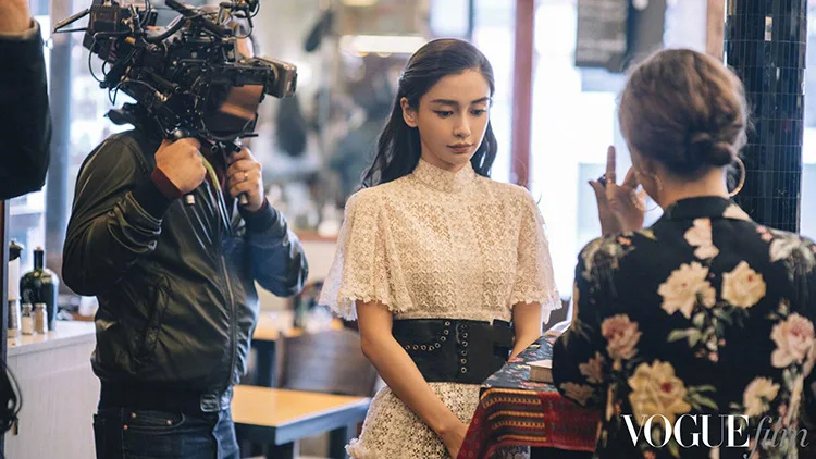 Китайский супер звезда Angelababy любимый высококачественный белый кружевной пояс