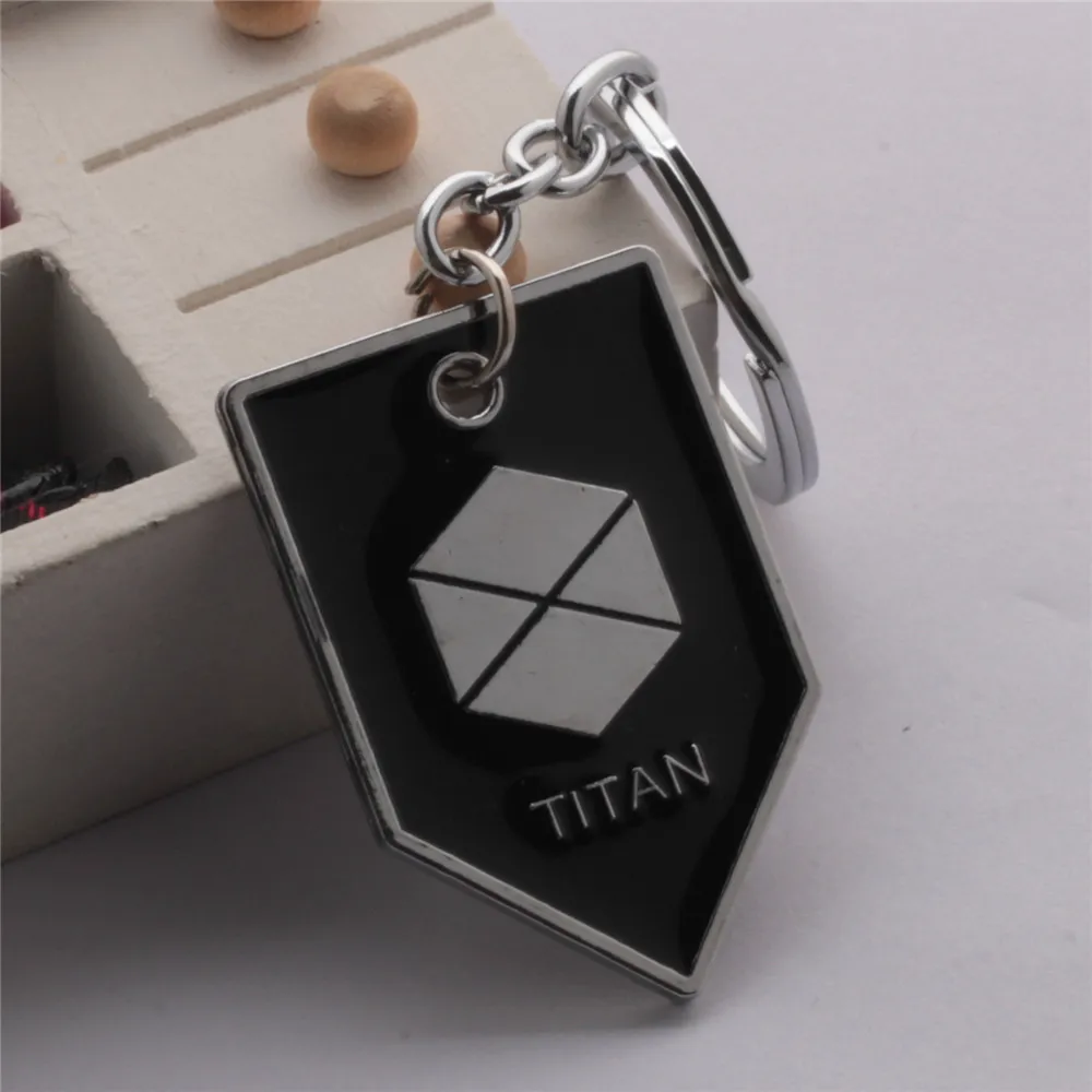 Ретро PS4 delivery Warlock Titan Hunter металлические брелки для ключей мужские Аниме-брелок