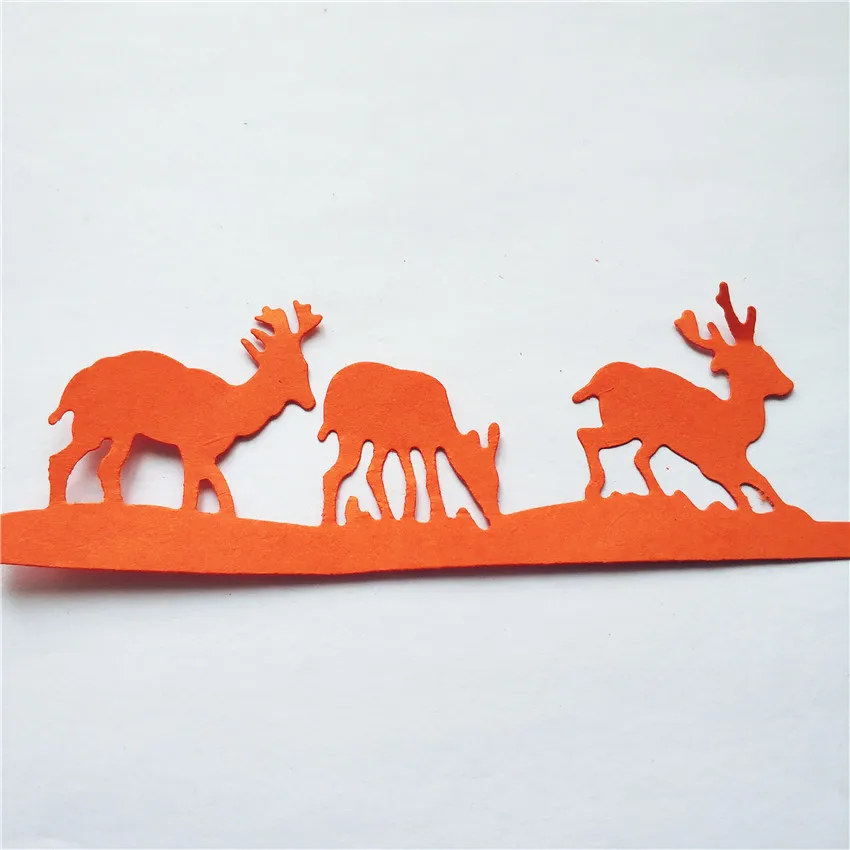 PANFELOU The deer family металлическая бумага для рукоделия высекальные штампы