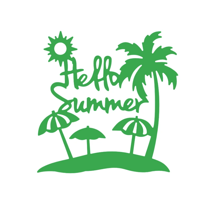 Здравствуйте летние трафареты для резки металла скрапбукинга и открыток сделай