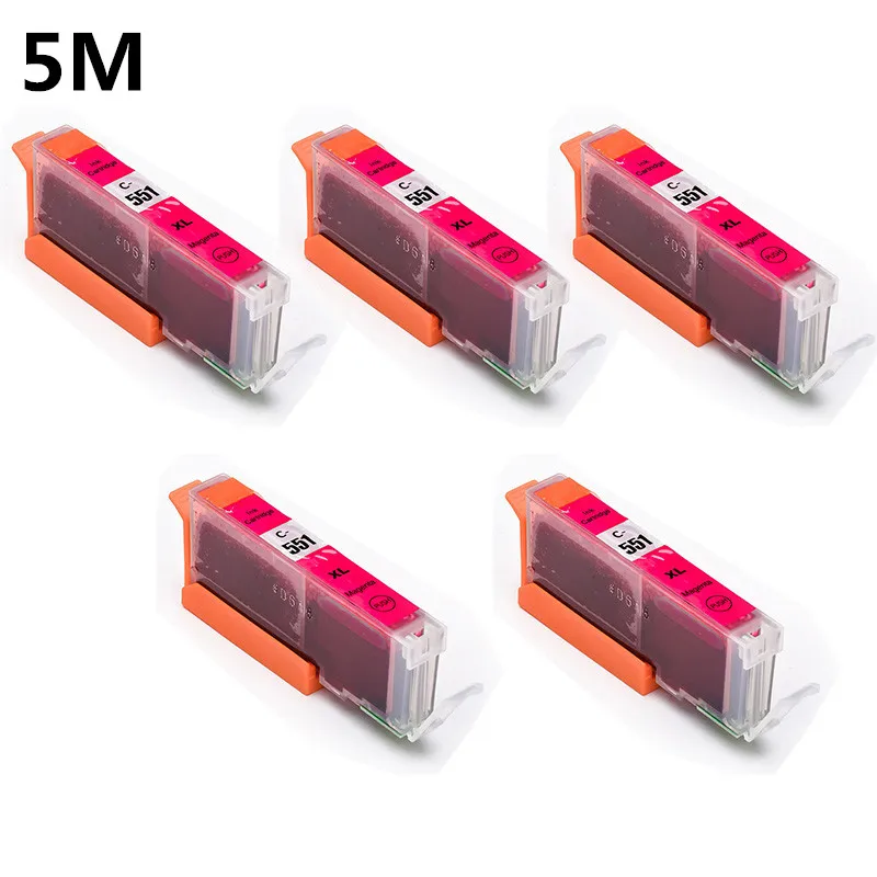 5M PGI 550 cli 551 полный чернильный картридж для принтера canon принтерам PIXMA IP7250 MG5450 MX925 MG5550 MG6450 MG5650 MG6650 IX6850 MX725 MX925 принтер - Цвет: 5M