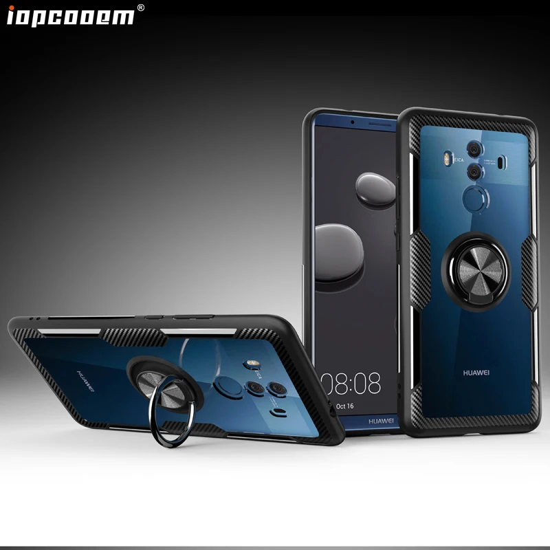 Для Huawei Mate 10 Pro Чехол Mate10 Анти-осенняя прозрачная Противоударная с держателем