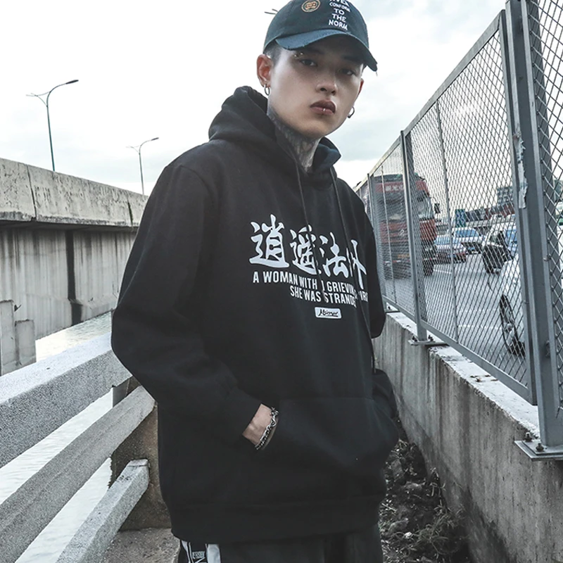 Преступностью в стиле хип-хоп с принтом виде толстовки и свитеры из хлопка