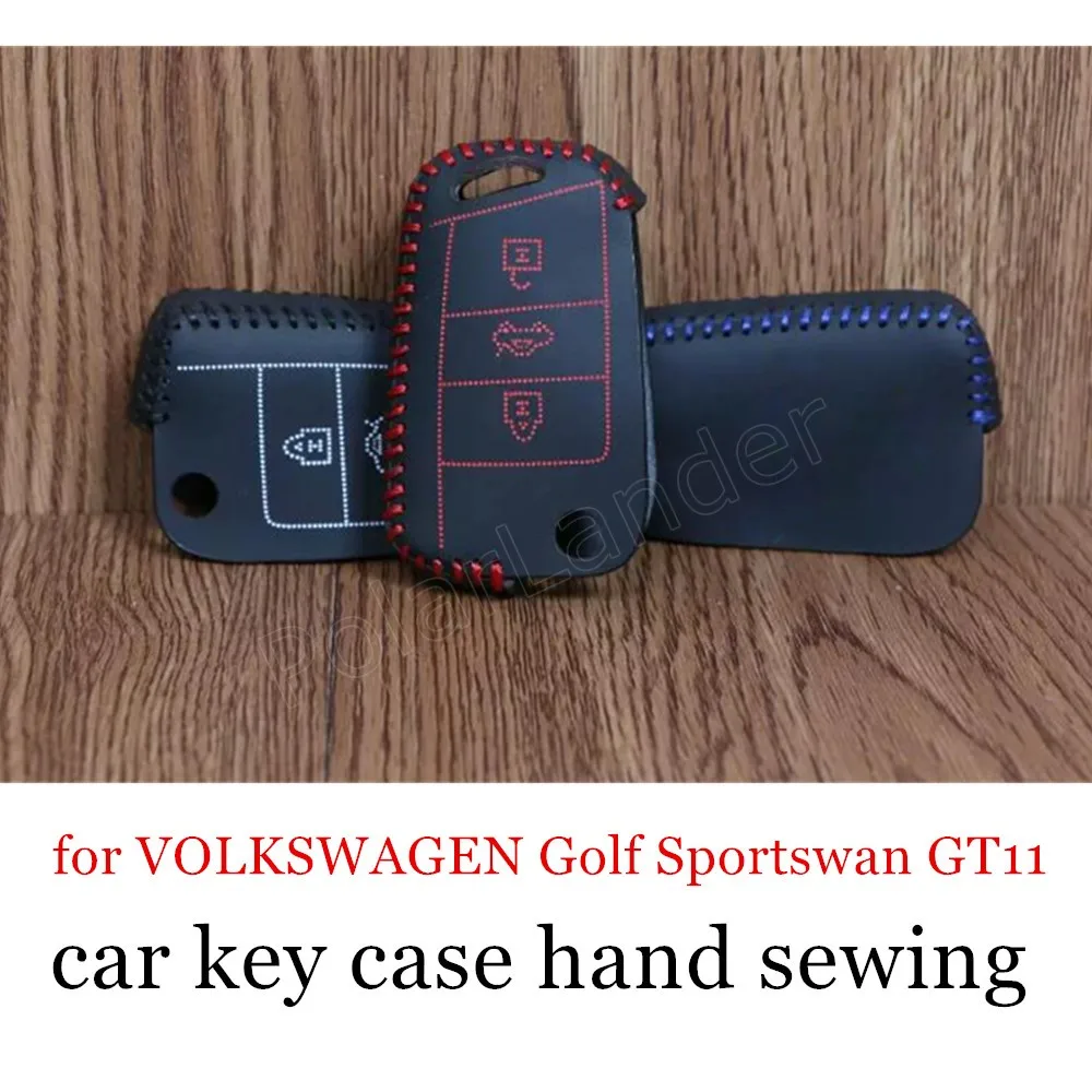 Только красная дешевая цена для VOLKSWAGEN Golf Sportswan GT11 чехол ключей Ручное шитье