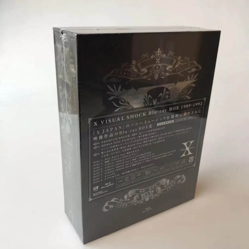 Абсолютно Новый X JAPAN VISUAL SHOCK Box Blu-Ray 1989-1992 8 дисков | Электроника