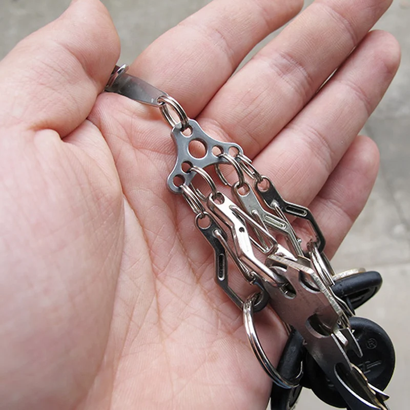 Мини брелок для кемпинга на открытом воздухе 5 шт.|tool tool|tool outdoortool keychain |