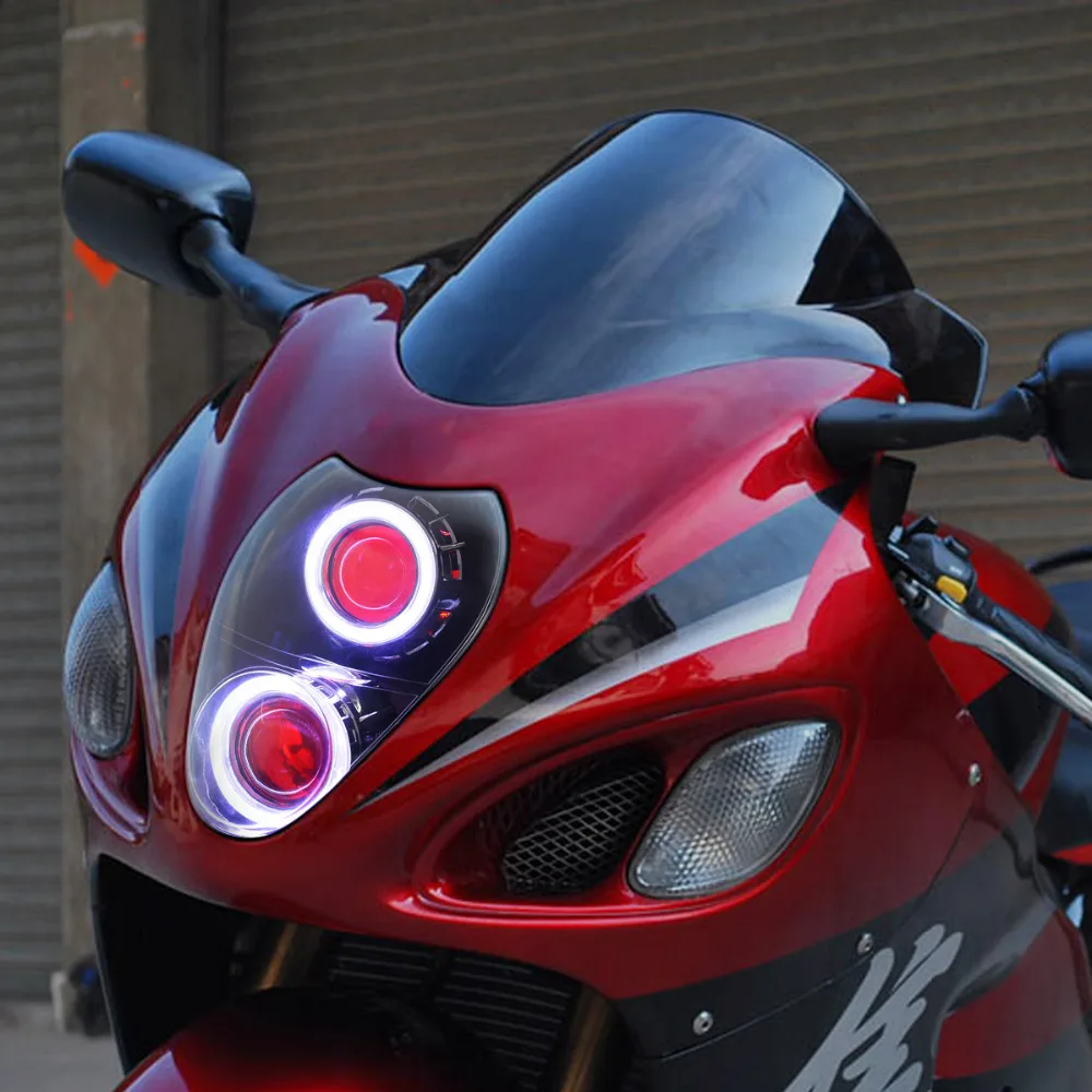 Передние фары KT для мотоцикла Suzuki Hayabusa GSX1300R 1999 2000 2001 2002 2003 2004 2005 2006 2007 HID Проектор