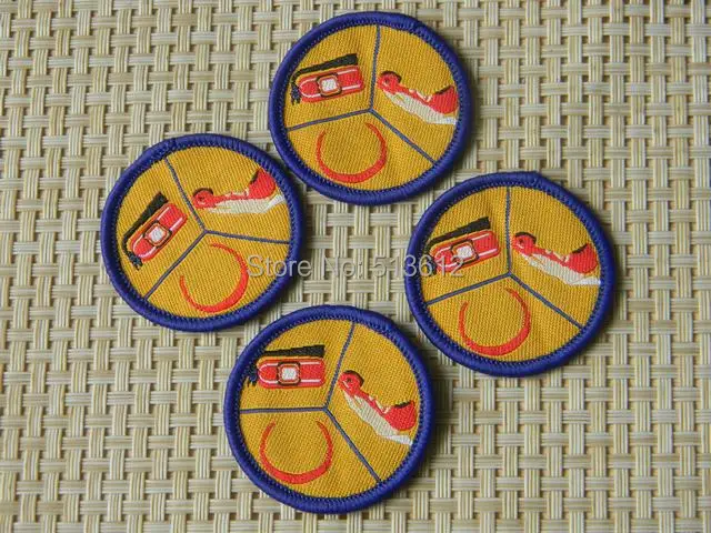 Заказной бренд/бумажная подложка тканые этикетки патчи/оверлок Патчи/Мерроу