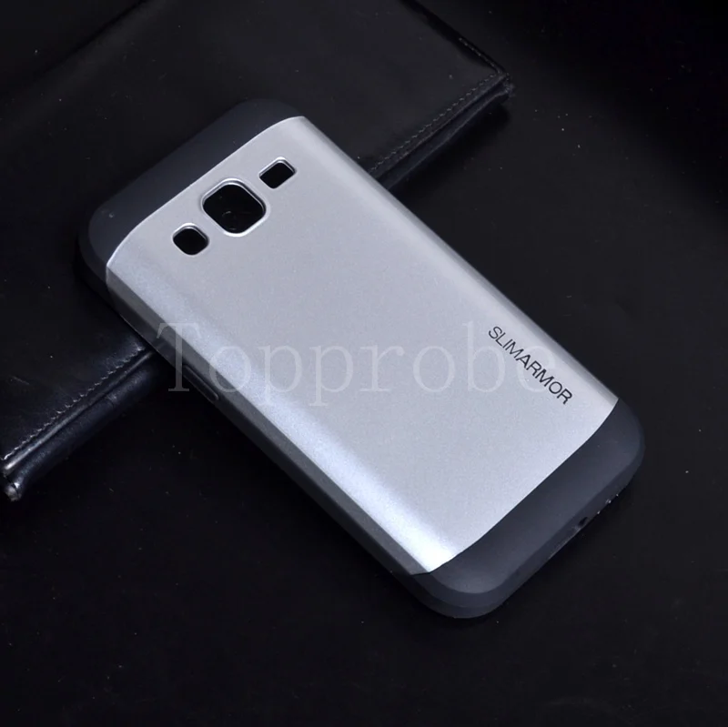silver Противоударный тонкий защитный чехол для samsung galaxy Core Prime G360 G3606 G3608, защитный силиконовый чехол для мобильного телефона+ 1 пленка бесплатно - Цвет: silver