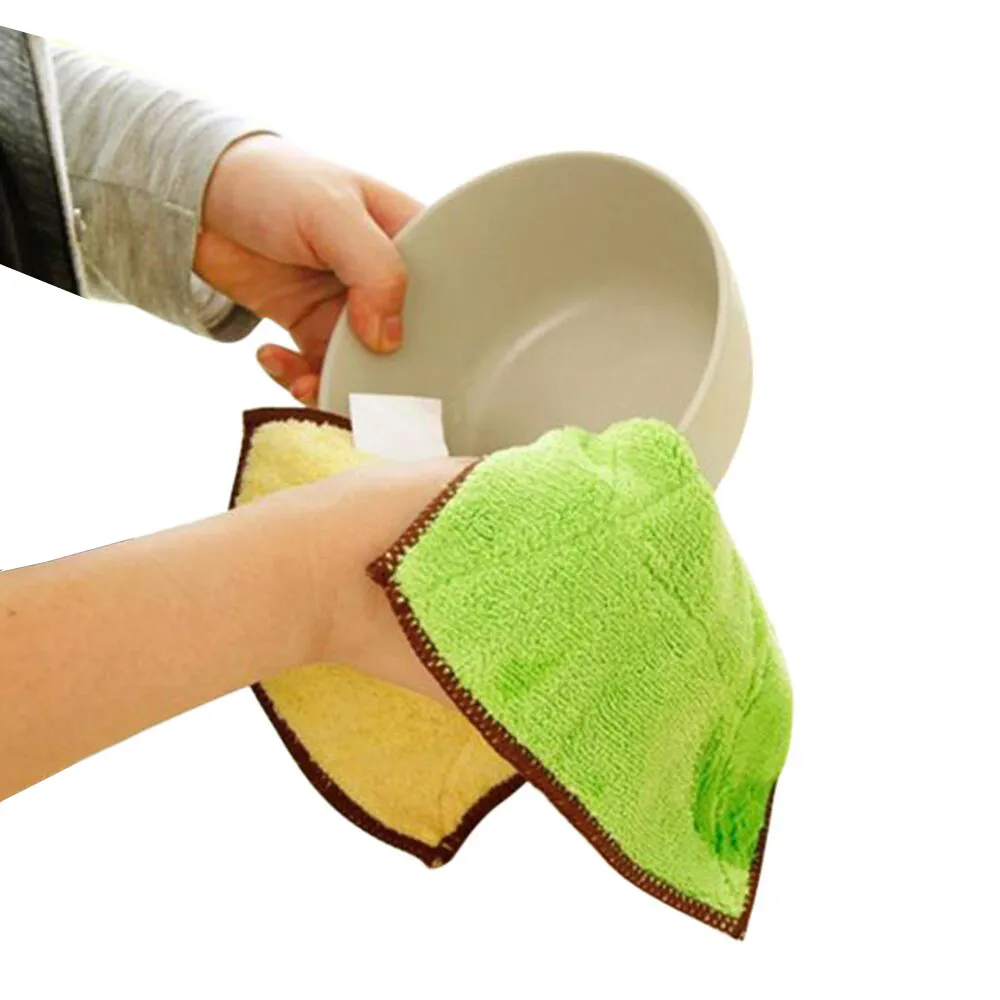 1 шт смешанные Цвет полотенце для чистки автомобиля из микрофибры Кухня стирки