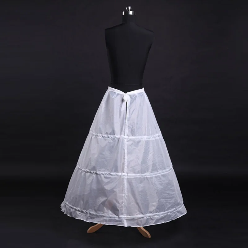 In Stock 3 Hoops Petticoats for wedding dress Wedding Accessories Free Shipping Crinoline Cheap Underskirt For Ball Gown | Свадьбы и