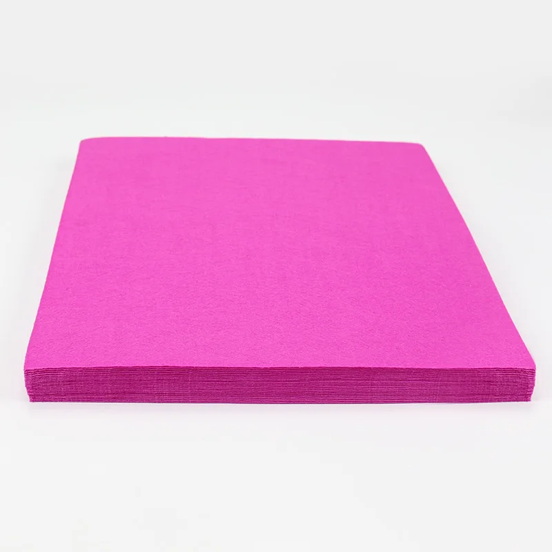 30X30CM чистый пурпурный цвет рукоделие ткани нетканые 1 мм войлочная ткань DIY