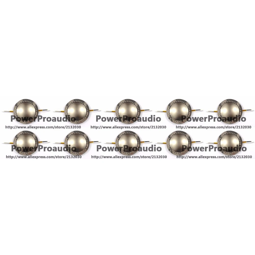 

10 pcs 44.4 mm 44.5mm Flat Aluminium Wire Dome Diaphragm Tweeter Voice Coil