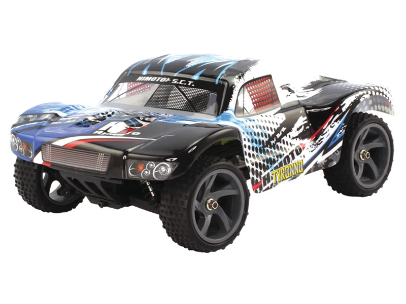 Электронные радиоуправляемые автомобили HIMOTO Tyronno масштаб 1:18 4WD RTR короткий