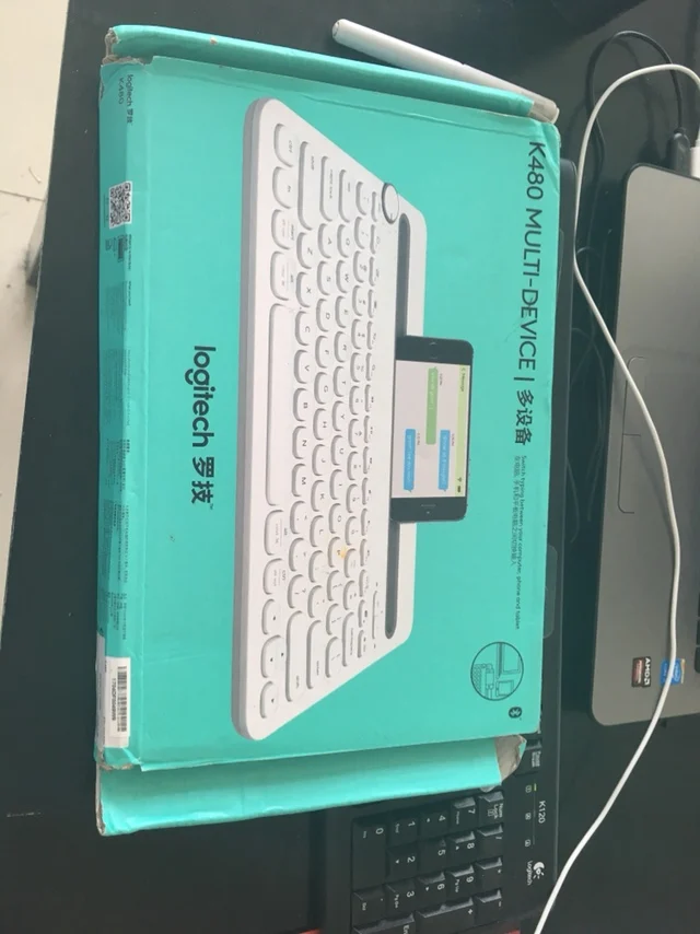 Оригинальная портативная беспроводная мини-клавиатура K480 с Bluetooth для iPad