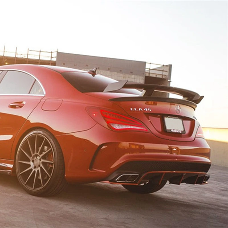 GT Spoiler Wing Lid For Mercedes - Benz CLA CLASS W117 CLA45 Carbon Fiber Rear Trunk 2013 2014 2015 2016 | Автомобили и мотоциклы
