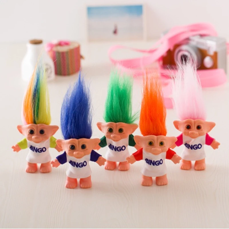 10cm Troll Doll Figures With Bingo Leprechauns Dam Toys Russ for Children Birthday Gift NEW | Игрушки и хобби