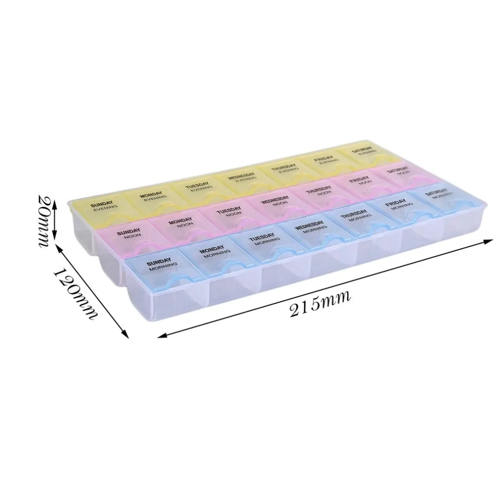 21 Slots Plastic Electronic Component Storage Box Container Tool Case Transparent Packaging | Органайзеры для инструментов