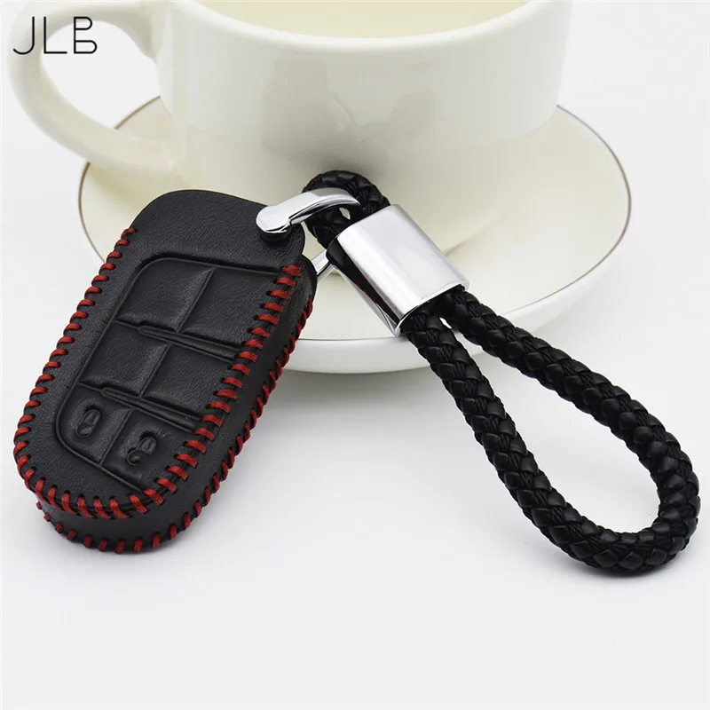 Red 2 buttons Удаленной машине ключ чехол для Dodge Зарядное устройство Dart Challenger Durango Jeep Grand Cherokee Chrysler для Fiat для ключей для автомобиля брелок - Название цвета: Red 2 buttons