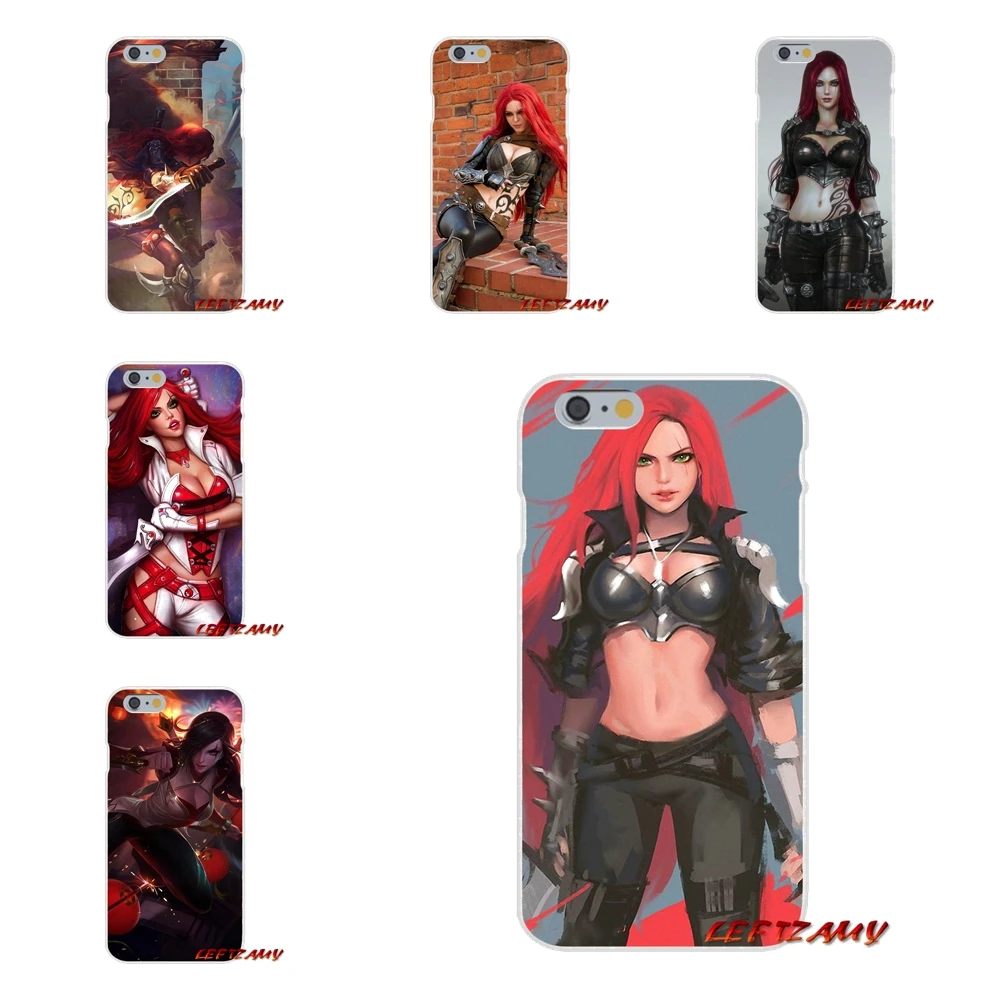 TPU прозрачные чехлы для Huawei P Smart Mate Y6 Pro P8 P9 P10 Nova P20 Lite Mini 2017 Katarina League Of Legends Lol|Чехлы-накладки| |