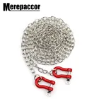 Аксессуары для радиоуправляемых гусеничных автомобилей, цепь с буксировочным крюком для 110 радиоуправляемых автомобилей HSP Axial SCX10 TAMIYA CC01 RC4WD D90 D110 TF2