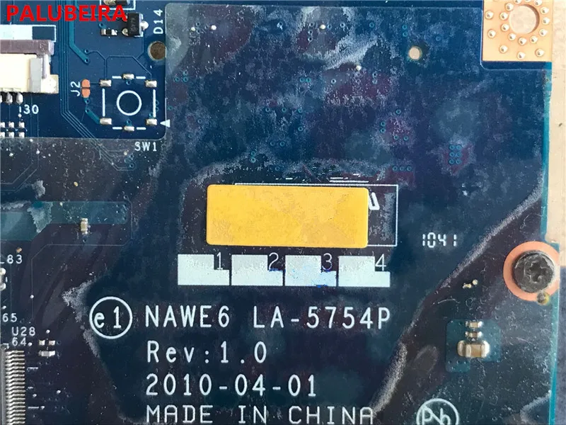 Высокое качество бесплатная доставка для lenovo Z565/G565 материнская плата loptop 100%